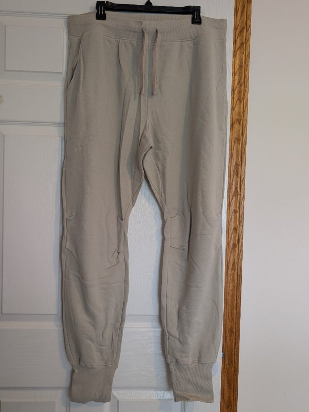 Gymshark Men's XXL Light Beige Drawstring Jogger Pants, NWT